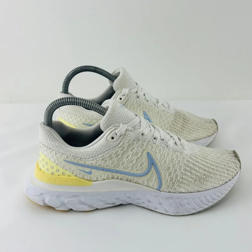 Nike React Infinity Run Flyknit 3 'White Light Marine' DD3024-100 Women's Sz 7.5